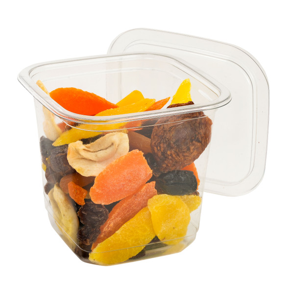 ECO-SYSTEMS ECOSD24-R DELI CONTR SQR 100%  POST CONSUMER PETE 24OZ CLEAR (CASE OF 600)