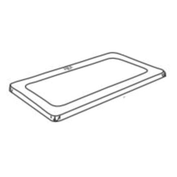 HFA  2050-00-50 LID FULL STEAMTABLE  ALUMINUM (CASE OF 50)