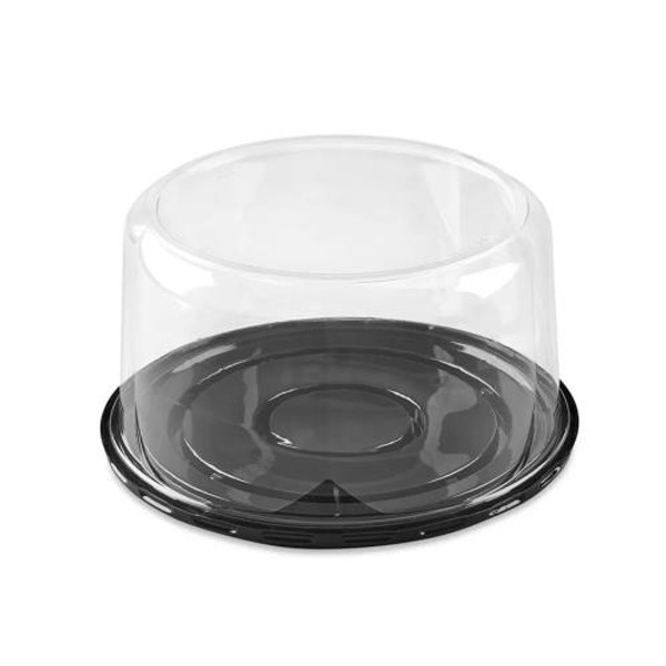 INLINE PLASTICS  1007CL CAKE SET F/7" CAKE  PETE CLEAR TOP/CLEAR BASE (CASE OF 100)