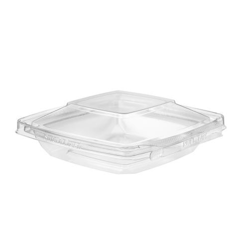 INLINE PLASTICS  TS8PW PAGODA BOWL HINGED LID  PET 8-OZ 4.5X4.5X1.75 CLEAR (CASE OF 168)