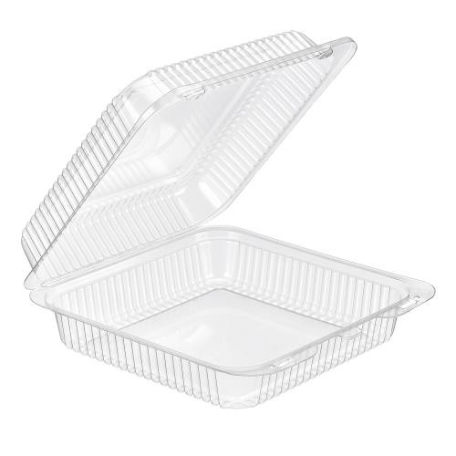INLINE PLASTICS  SLP55 HINGED CARRYOUT PET  9X8.75X3 CLEAR (CASE OF 300)