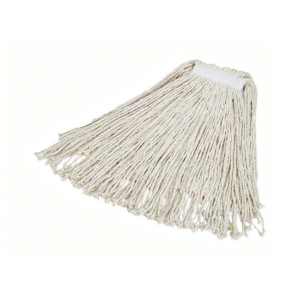 JANICO  3142 MOP LOOP END COTTON BLEND  LARGE WHITE 5" BAND (CASE OF 12)