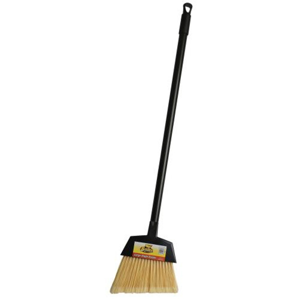 JANICO  4050 ANGLE BROOM POLY BRISTLES  LARGE 48" METAL HANDLE BLACK (CASE OF 24)
