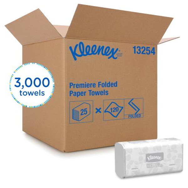 KIMBERLY-CLARK  13254 KLEENEX SCOTFOLD TWL  1-PLY 12.4X9.4 (CASE OF 3000)