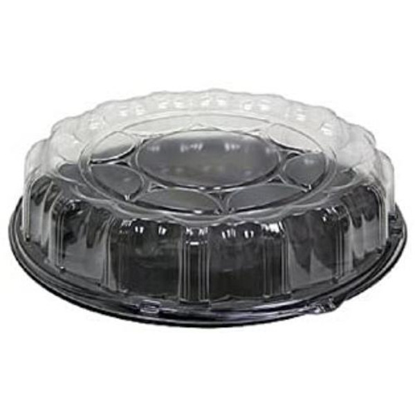 PACTIV  P9818 LID F/18" CATERING TRAY  ROUND PET CLEAR SMARTLOCK50/CS (CASE OF 50)