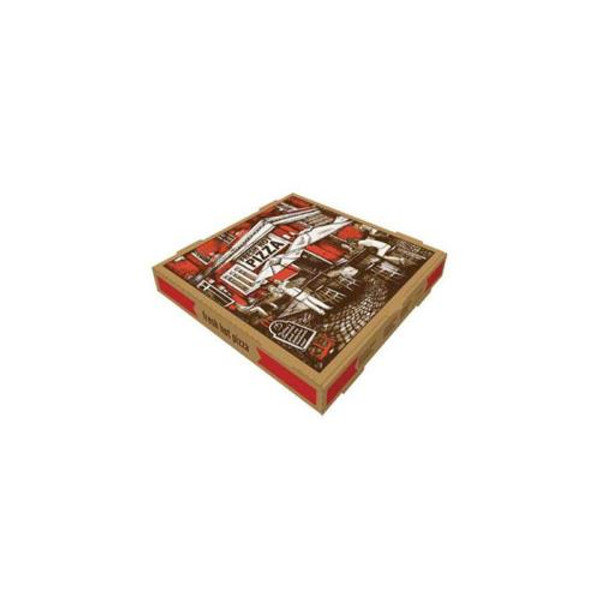 PRATT  10BKPIZZASP PIZZA BOX B-FLUTE  CORR 10X10X2 STOCK PRT KR/KR (CASE OF 50)