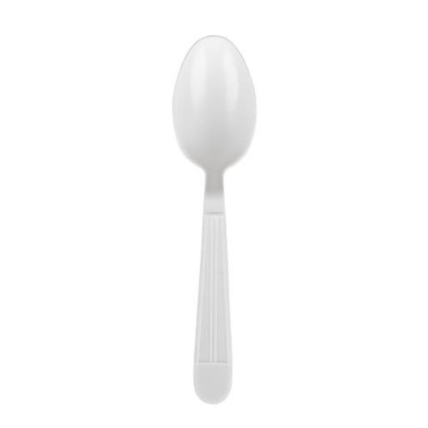 PRIME SOURCE  75002554 P/S TEASPOON HVY/WT  P/P WHITE BULK PACK (CASE OF 1000)