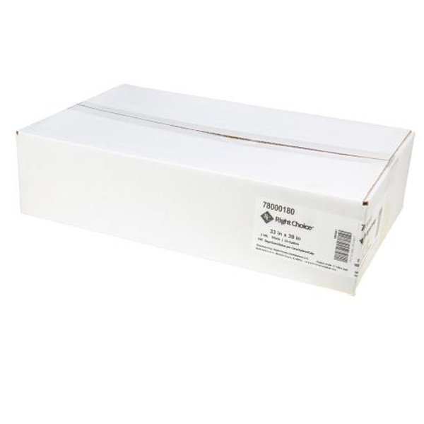 RIGHT CHOICE 78000180 LLDPE CAN LINER 33X39  33-GAL 2.0 MIL BLACK ROLL (CASE OF 100)