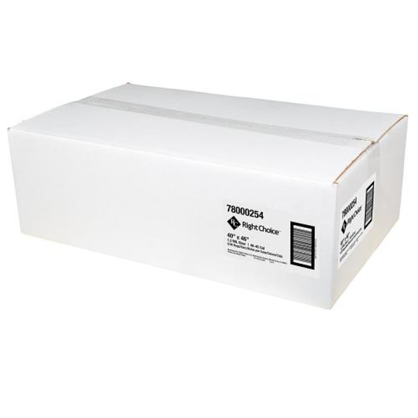 RIGHT CHOICE 78000254 LLDPE CAN LINER 40X46  40/45-GAL 1.2 MIL CLEAR ROLL (CASE OF 100)