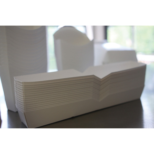 SOUTHERN CHAMPION 0711 HOT DOG TRAY REG/FT LONG  PPR 10.25X1.5X1.25 WHITE (CASE OF 500)