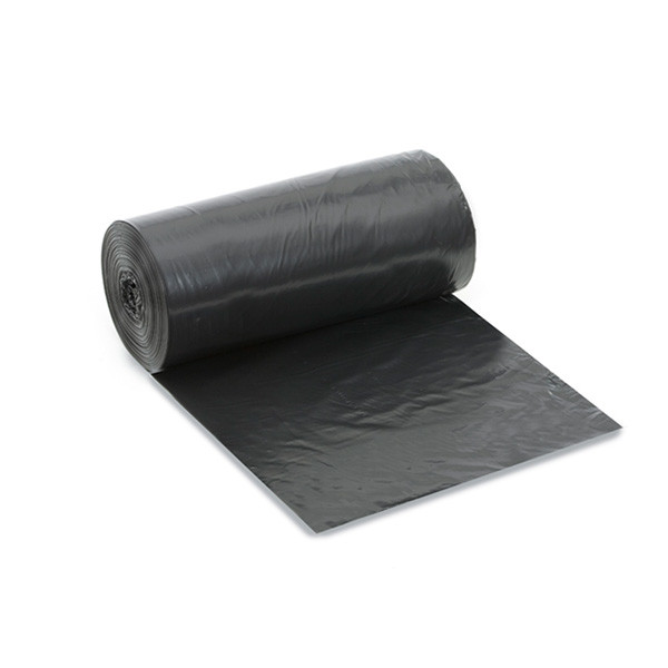 HELIX POLY B386013LDR EQ REPRO 60-GAL  37X55 1.1 MIL BLACK ROLL (CASE OF 100)