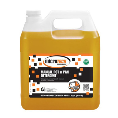 US CHEMICAL 5326034 MicroTECH 1.5 Gallon Manual Pot & Pan Detergent 2/cs
