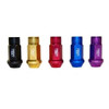 BLOX Racing Street Series Forged Lug Nuts - Single piece - Black/Flat Black/Gold/Red/Blue/Purple/Silver