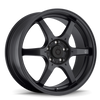 Konig Backbone 17x7.5 5x114.3 ET45 Matte Black Milling Logo on Spoke