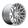 Rotiform R110 BLQ Wheel 20x10 5x112 35 Offset - Gloss Silver Machined