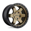 Rotiform R150 SIX-OR Wheel 17x9 5x127 1 Offset - Matte Bronze Black Bead Ring
