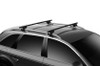 Thule SquareBar 135 Load Bars for Evo Roof Rack System (2 Pack / 53in.) - Black