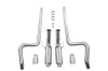 MBRP 11-14 Ford Mustang GT 5.0L Dual Split Rear Race Version AL 3in Cat Back Exhaust System