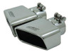 MBRP Universal Tip 4.50in x 2.75in ID Rectangle Angled Cut 3in OD Inlet 7in Lgth T304 Passenger Side