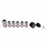 IAG Stainless Steel AN Breather Fitting Set for 2004-21 Subaru STI, 05-14 WRX, 04-13 FXT, 05-09 LGT