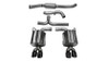 Corsa 11-13 Subaru Impreza Sedan STI 2.5L Turbo Manual Black Sport Cat-Back Exhaust