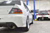 STM Evo Exhaust Installed JDM IX Rear Bumper