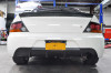 STM Evo Exhaust Installed JDM IX Rear Bumper