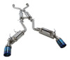 Hi-Power Exhaust; Full Dual w/Dual Titanium Tips (Adjustable); Includes H Pipe; Must Remove Emissions Canister Shield