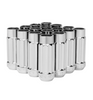 BLOX Racing 12-Sided P17 Tuner Lug Nuts 12x1.25/12x1.5 - Chrome Steel - Set of 16