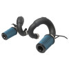 Tuned dual air intake pipes with Web nano-fiber dry filte. - Wrinkle Black