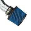 NISSAN COLD AIR INTAKE SYSTEM
Color: Polished.  Intake Color: Polished.  Filter Color: Blue
