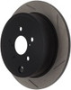 StopTech Sport Slotted Brake Rotor; Rear Left