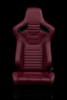 BRAUM ELITE-X (MAROON LEATHERETTE) – PAIR