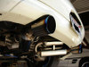 Hi-Power Exhaust; Full Dual Polished SUS304 Stainless Steel Piping w/Dual Titanium Tips (Adjustable Length); Includes H Pipe