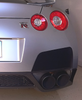 JDC Bumper Exhaust Guards for 09-16 Nissan GT-R
