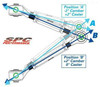 SPC Performance Front Adjustable Control Arms 2003-2008 Nissan 350Z/03-07 Infiniti G35