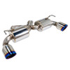Remark V2 Axle Back Exhaust w/ Burnt Stainless Steel Double Wall Tip - Nissan 370Z Z34