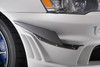 Varis Front Bumper Version 2 - Optional Single Canard, Carbon - Mitsubishi CZ4A Evo X