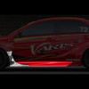 Varis Wide Body Version 2 Parts - Wide Side Skirts, Carbon - Mitsubishi CZ4A Evo X