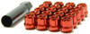 Wheel Mate Muteki Open End Lug Nuts - Red 12x1.50