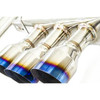 Invidia Q300 Triple Titanium Tip Cat Back Exhaust Honda Civic Type-R 2017-2021