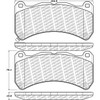 Centric PQ PRO Front Brake Pads | 18-21 Subaru STI / 08-14 Lexus IS F