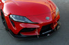 APR Performance Carbon Fiber Wind Splitter With Rods - Toyota Supra 2020+