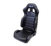 Reclindable Racing Seat White Stitching