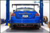 OLM Gloss Black S Style Rear Diffuser w/ Red Line - Subaru WRX / STI 2015+