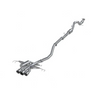 MBRP 17-22 Honda Civic Type R 2.0L T304 Stainless Steel 3.0in Cat-Back w/Triple Center Outlet