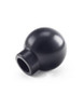 Shift Knob; Round; w/ Rev Lockout; For 6Speed Manual