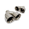 FACTIONFAB REPLACEMENT AXLE BACK TIP POLISHED PAIR