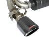 Takeda 3 IN 304 Stainless Steel Axle-Back Exhaust System w/ Carbon Fiber Tips