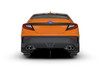 Rallyarmor 2022+ Subaru WRX Black UR Mud Flap Orange Logo